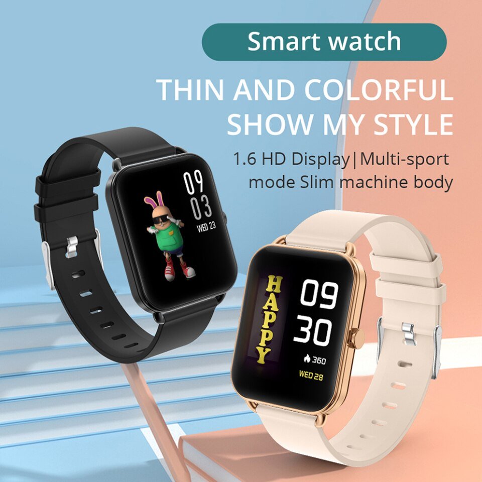 SQR P19 Smart Watch Feminino 1.6 Inch 2023 Full Touch - Imagem 2